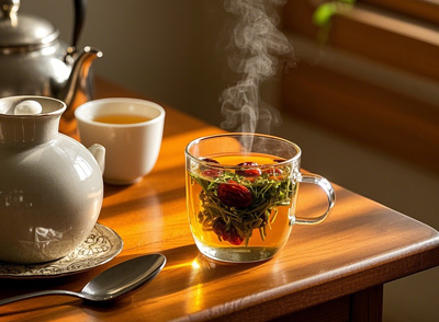 茵陳紅棗茶其成分對(duì)乙肝病毒表面抗原(HBsAg)有抑制趨勢(shì)，相關(guān)機(jī)制仍在深入探索
